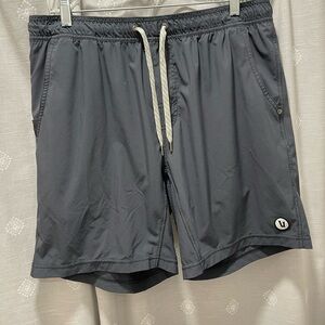Vuori Men's Gray Athletic Shorts